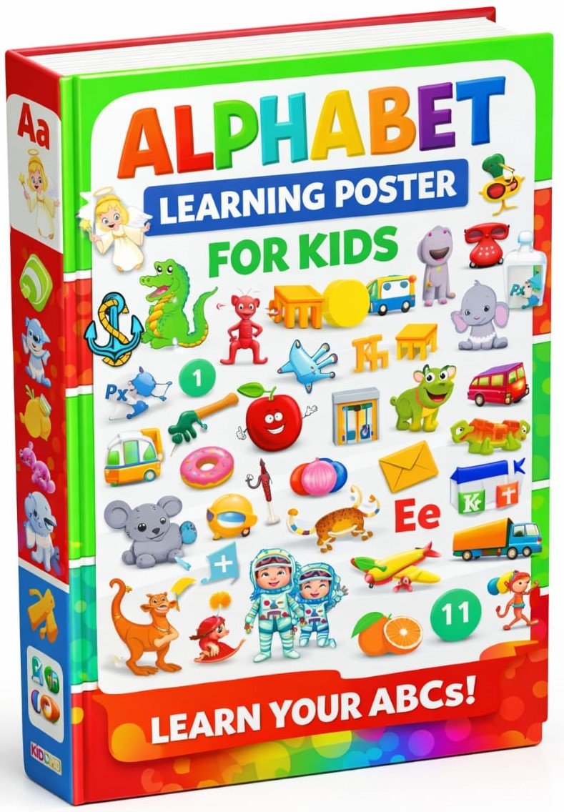 Alphabet Learning Poster for kids